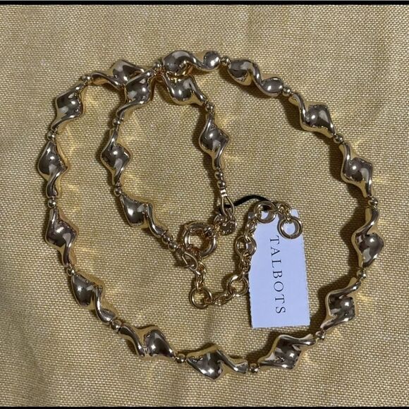 TALBOTS CHARMING ORNAMENT NECKLACE NWT 20"+3" - Picture 5 of 5